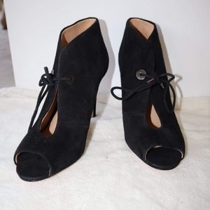 Badgley Mischka Open Toe Booties/Heels